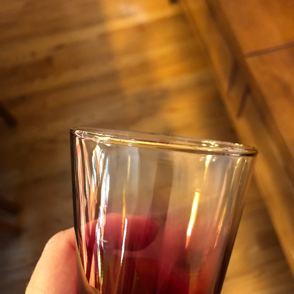 Elegant Ombre Glass Pitcher and Tumbler Set - Picture 7 of 13